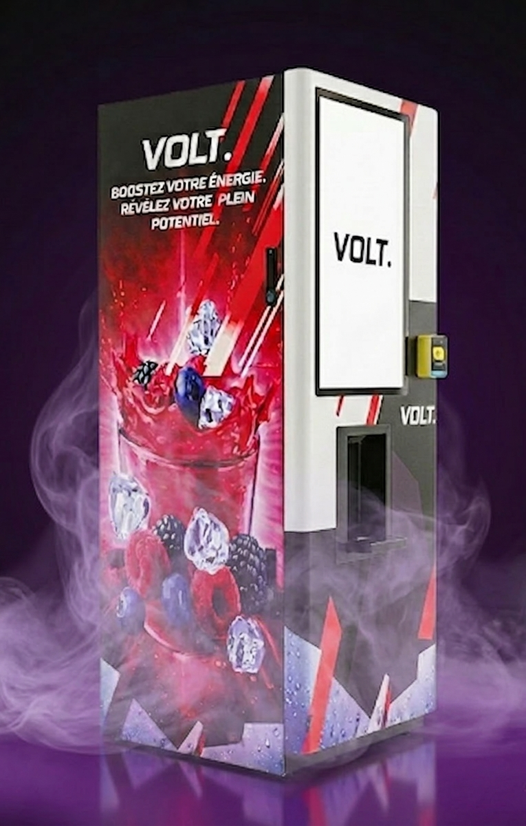 Station VOLT. — distributeur de boissons vitaminées connecté pour fitness